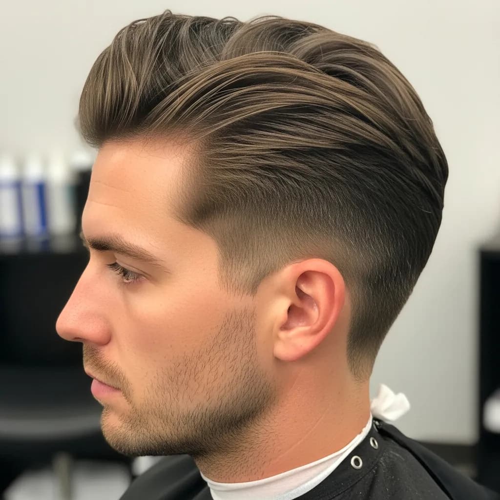 Coupe homme dégradée